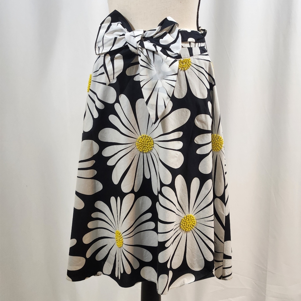 INC International Concepts Daisy Skirt with stitched yellow beads